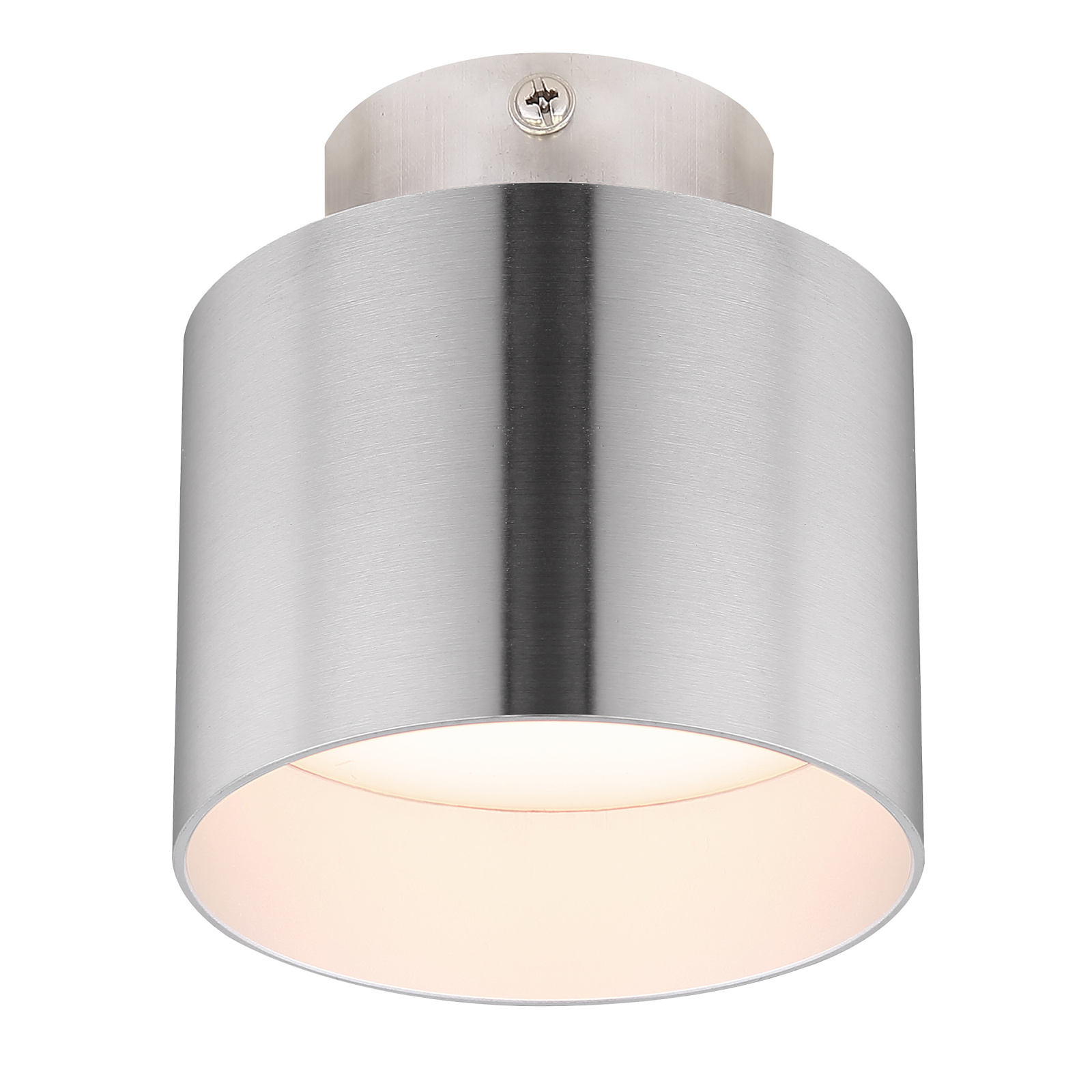 Plafoniera Jenny, aluminiu nichel, 1 x LED, 8 W, 230V