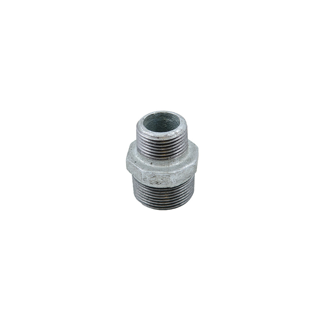 Niplu redus, fonta, zincat, 1 1/4 inch x 1 inch