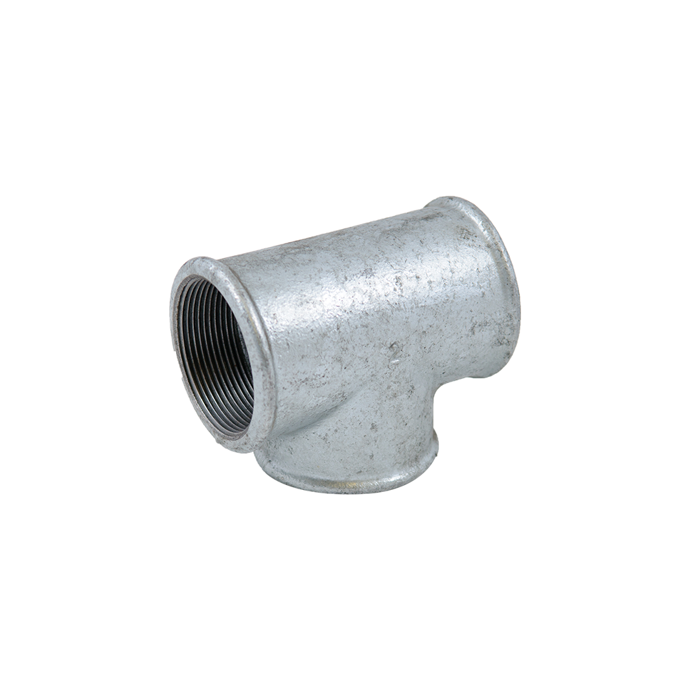 Teu 90°, filet interior, fonta, zincat, 2 inch