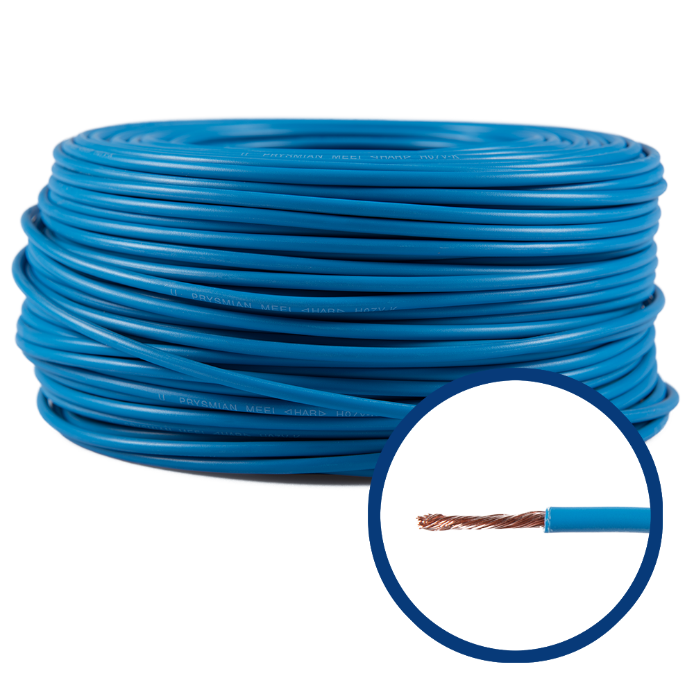 Cablu electric MYF (H05V-K) 2.5 mmp, izolatie PVC, albastru