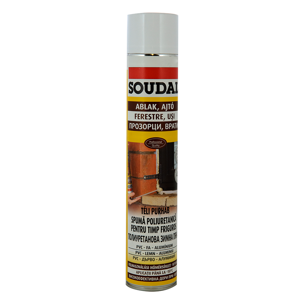 Spuma poliuretanica pentru iarna, Soudal, 750 ml