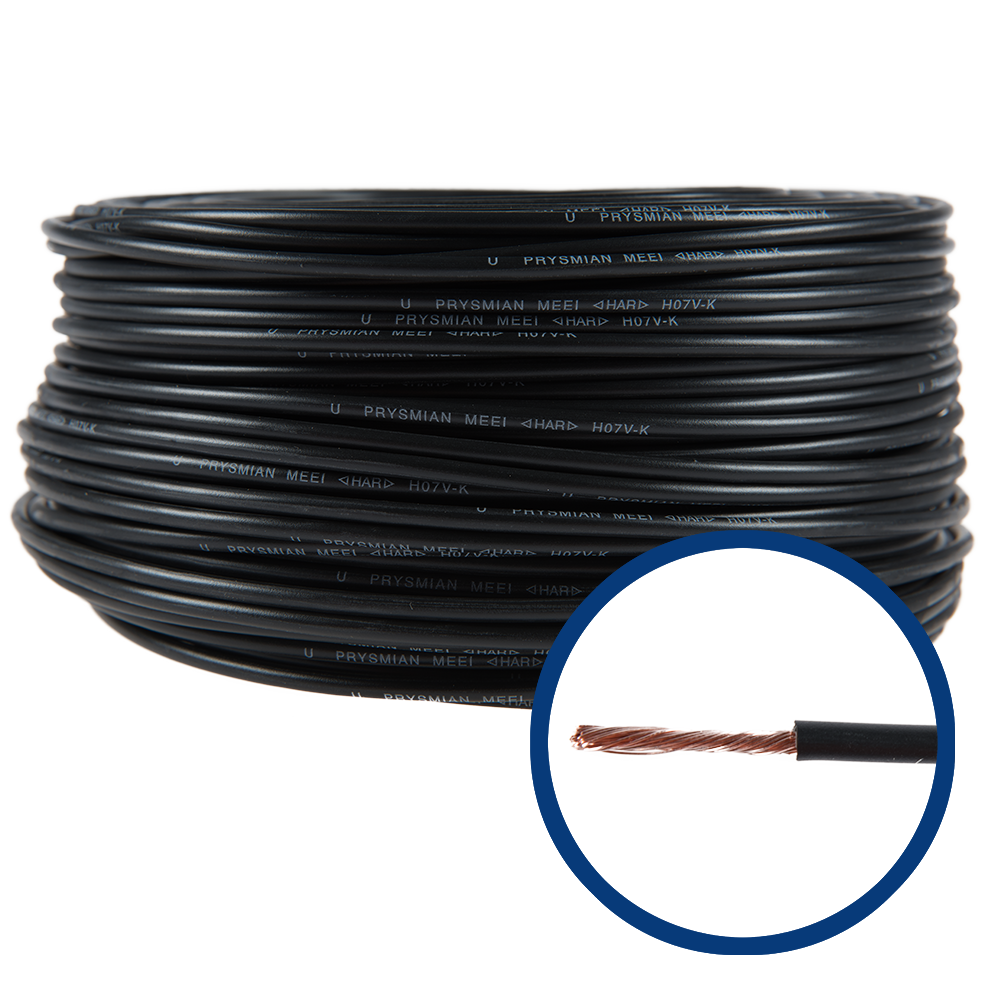 Conductor electric MYF / H07V-K 2,5 mmp negru