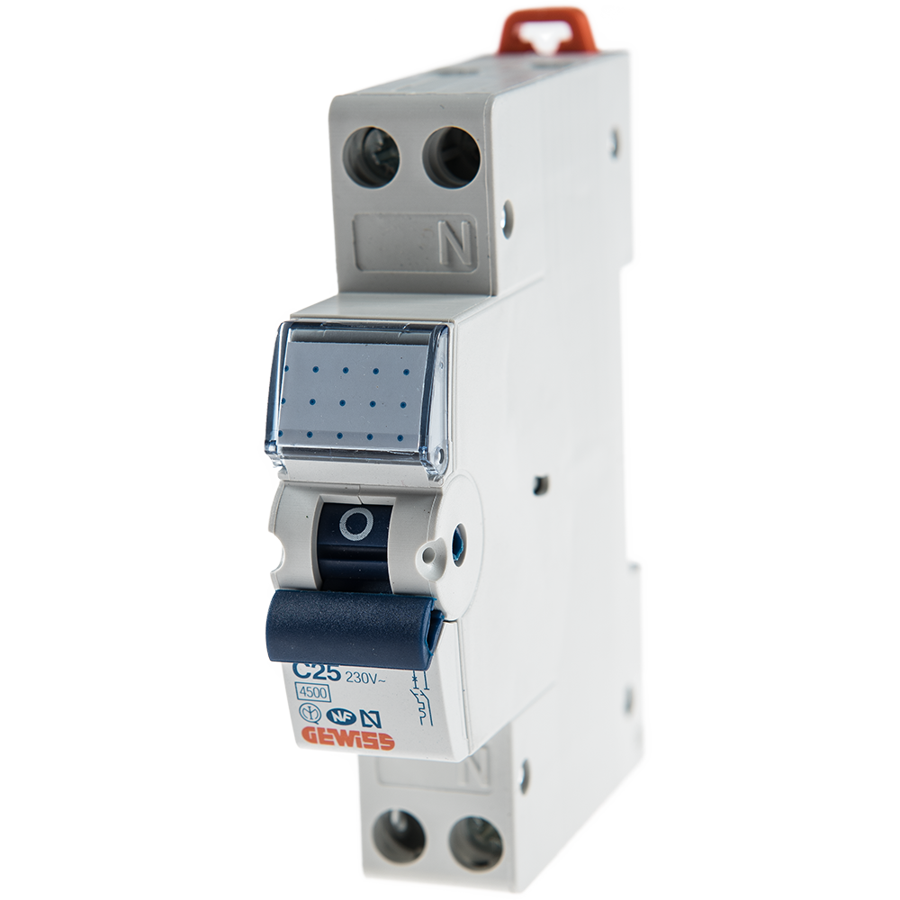 Intrerupator automat Gewiss GW90029, 1P+N, 25A