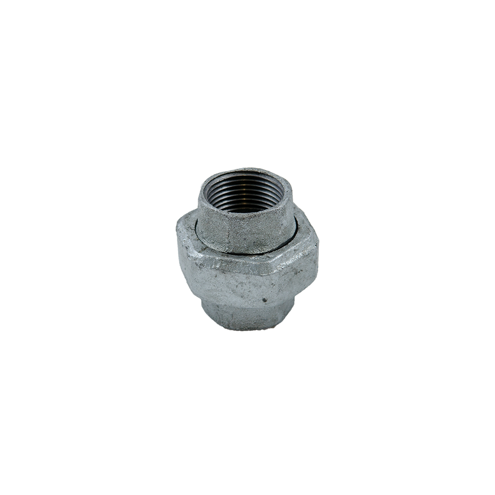 Racord olandez drept zincat, FI x FI, 1 inch