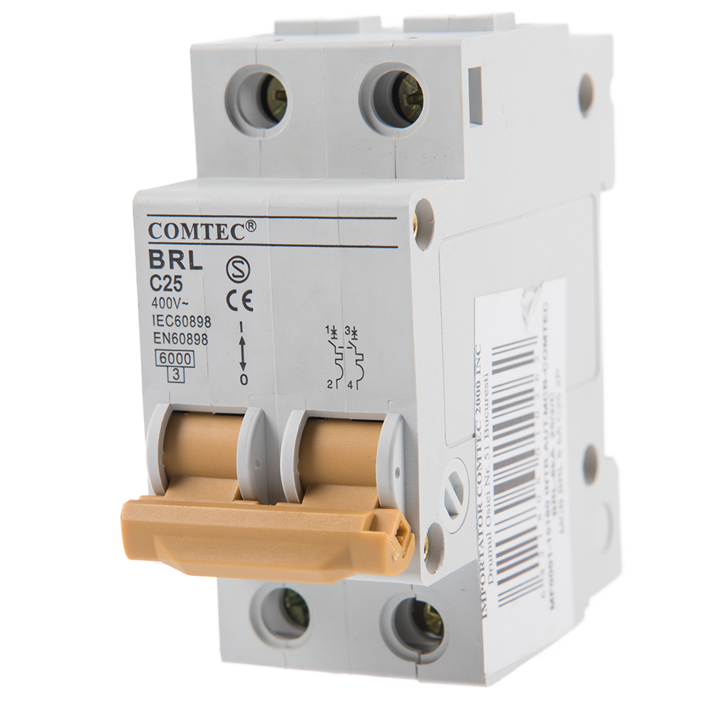 Intrerupator automat BRL 6kA MCB, Comtec 2P, 25A