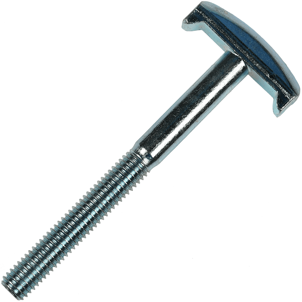 Surub fixare gard, cap T, otel zincat, M8 x 80 mm