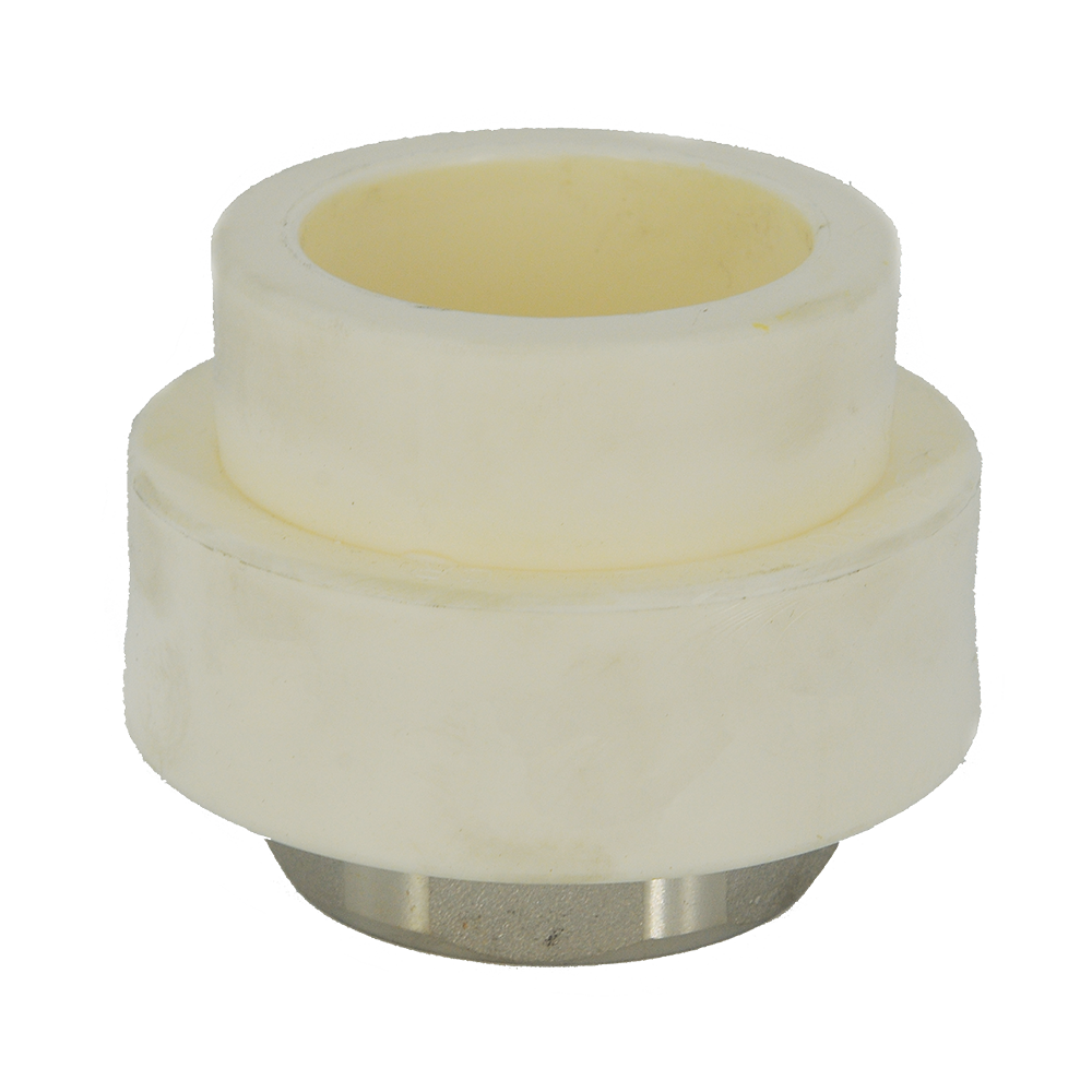 Mufa PPR 50 mm Vesbo, 1 1/2, filet interior, alb