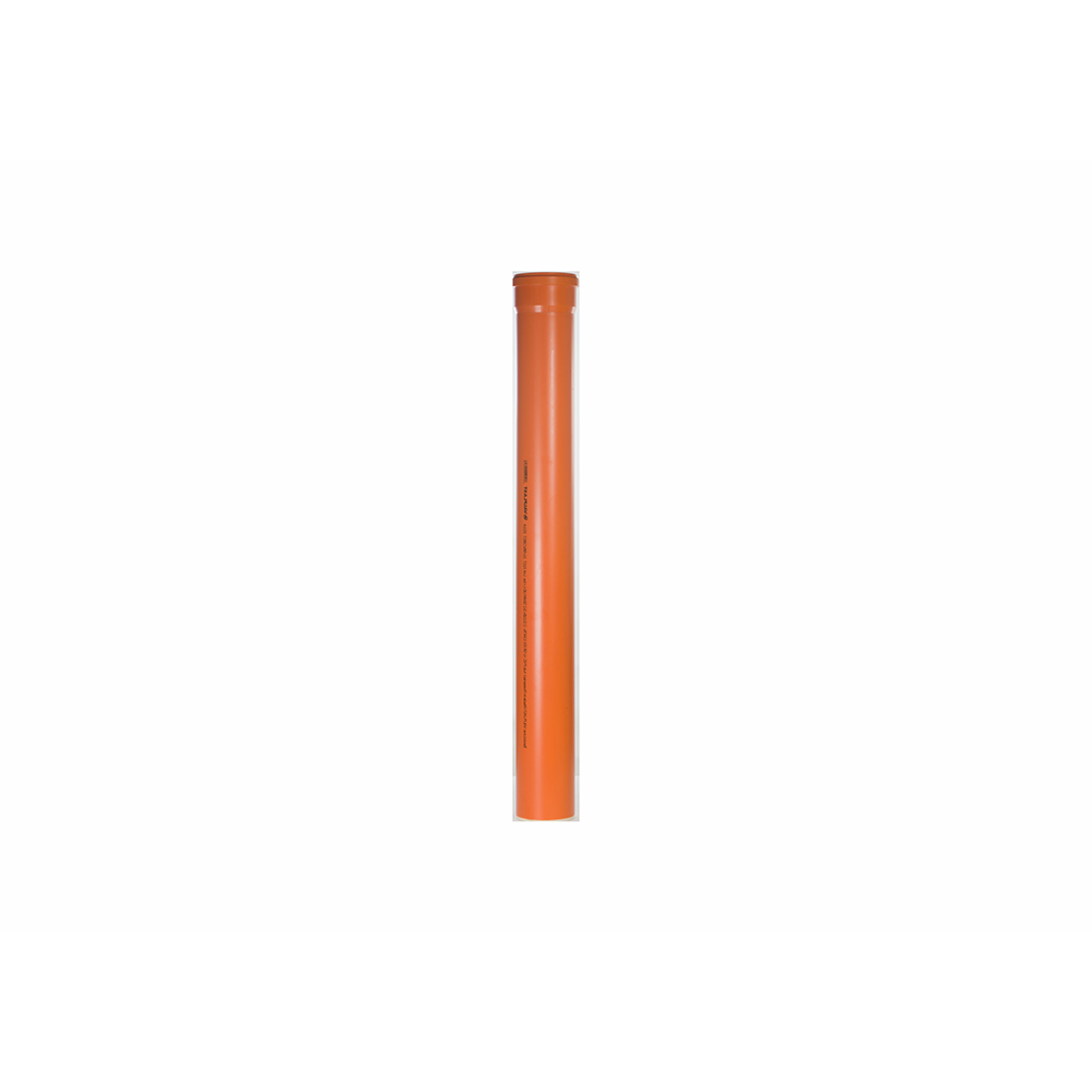 Teava PVC SN2 Valrom, canalizare exterioara, cu mufa si garnitura, diametru 200 mm, 3 m