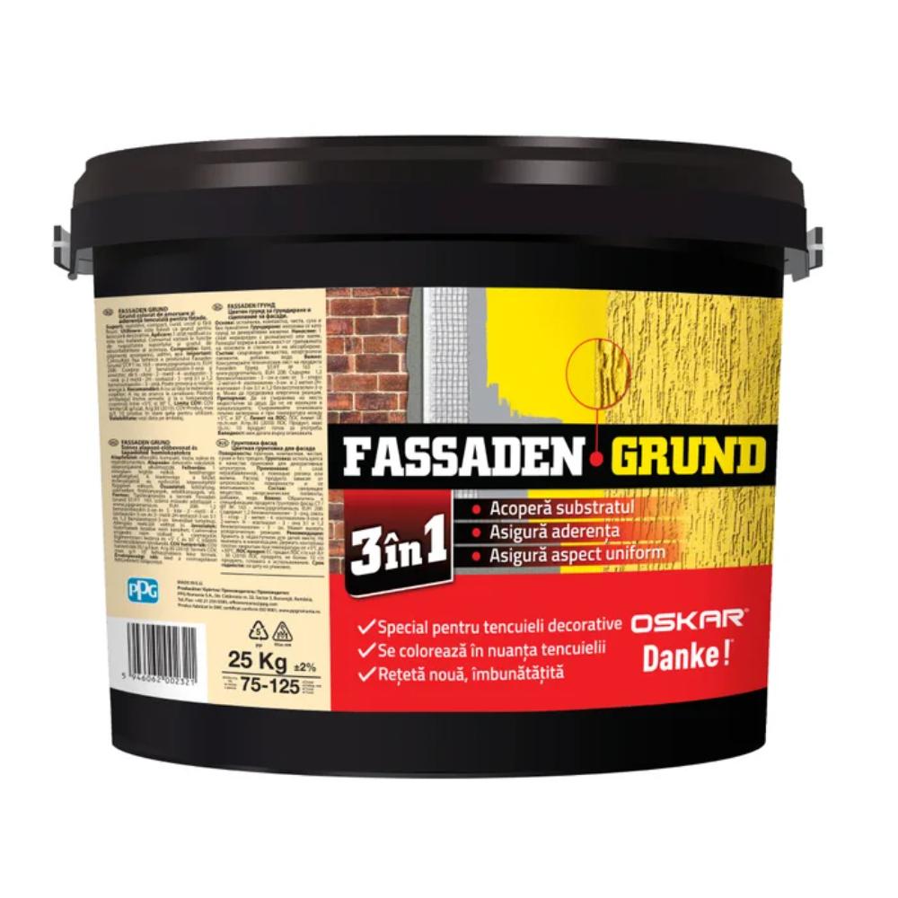 Grund pentru tencuiala Oskar Fassaden, interior/exterior, 25Kg