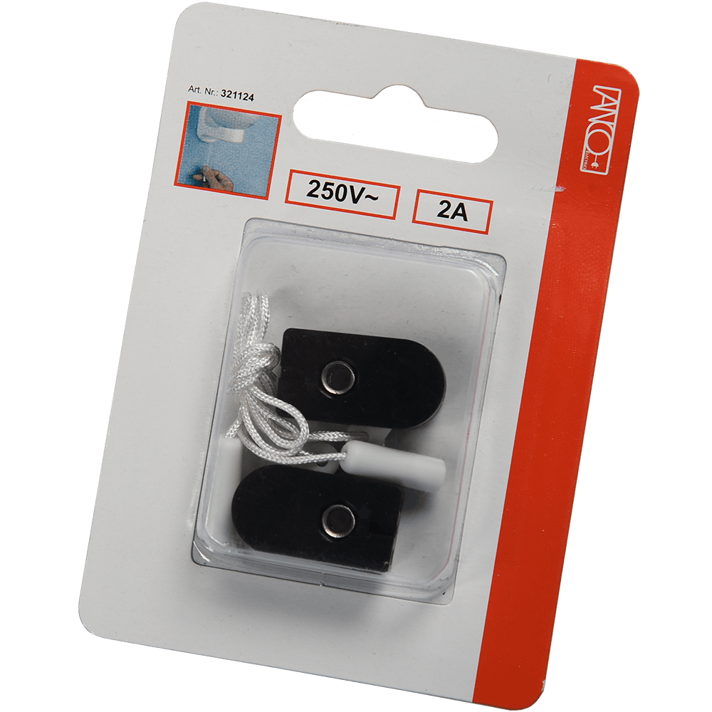 Set doua intrerupatoare pe fir 10A, 250V, Negru
