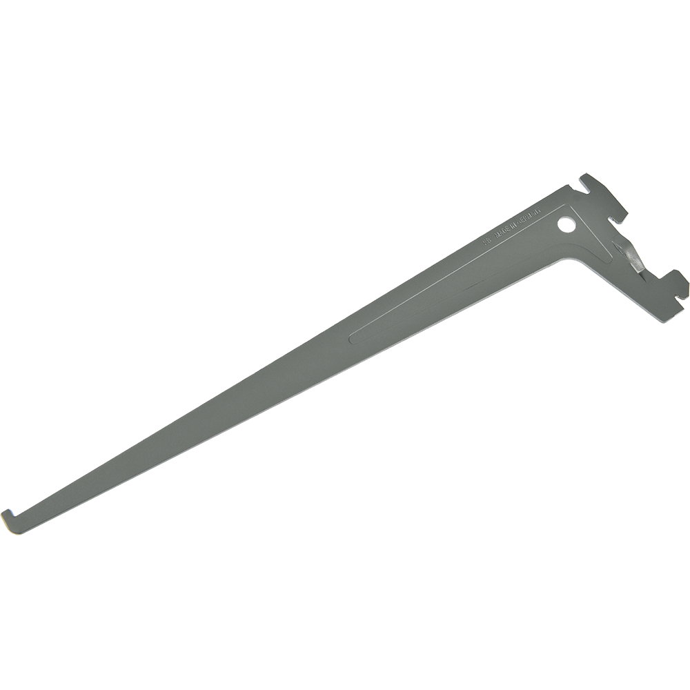 Suport pentru rafturi din lemn, metal sau sticla, L: 500 mm, gri