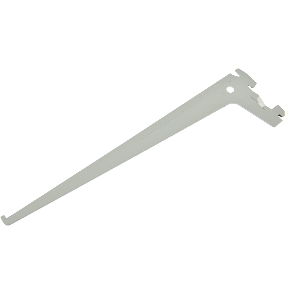 Suport pentru rafturi din lemn, metal sau sticla, L: 500 mm, alb