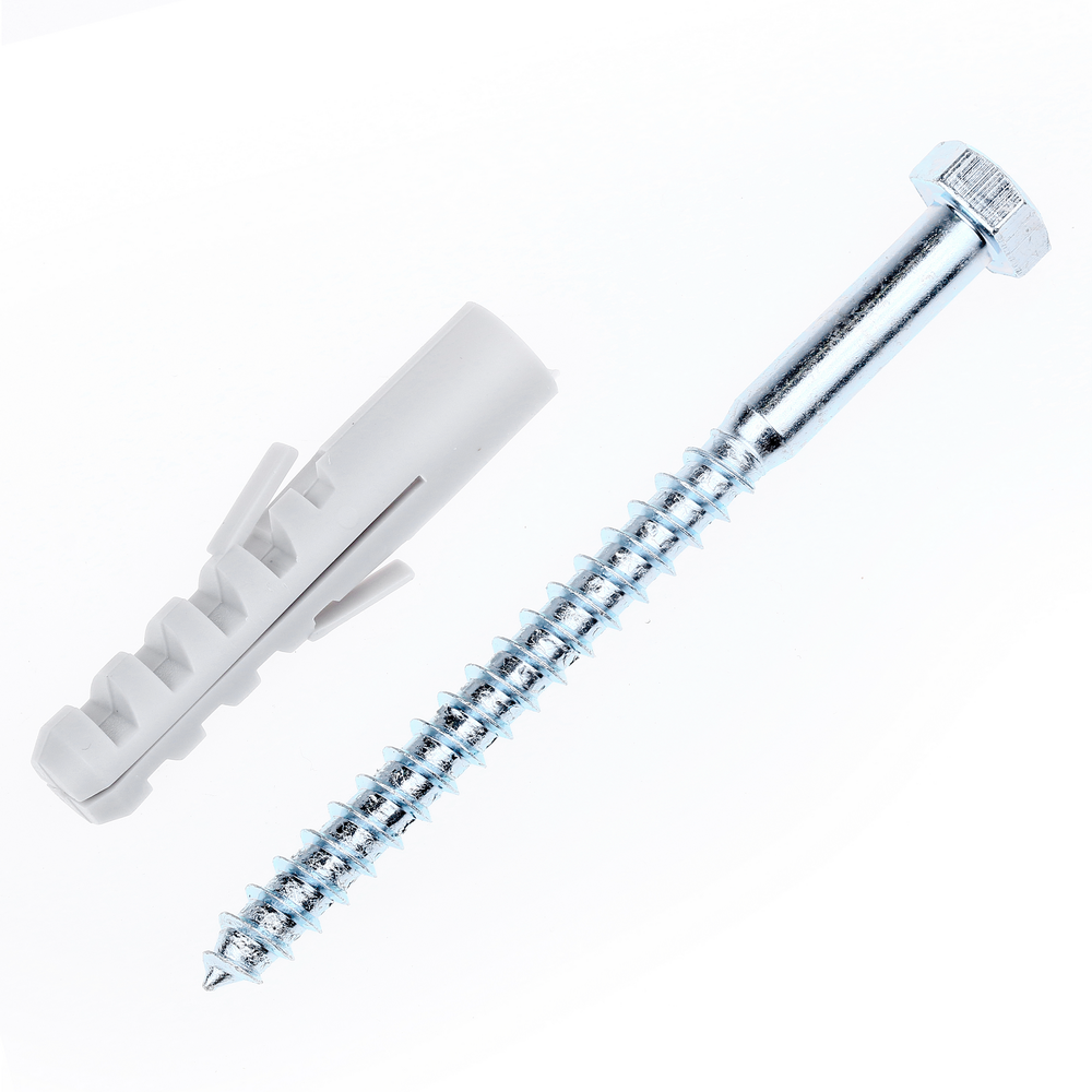 Diblu PP, D: 12 mm, cu surub 8 x 100 mm, 4 BUC