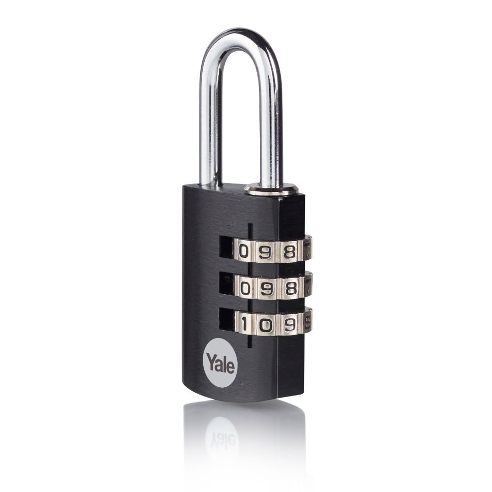 Lacat din aluminiu Yale Standard Protection, 28mm, cu cifru