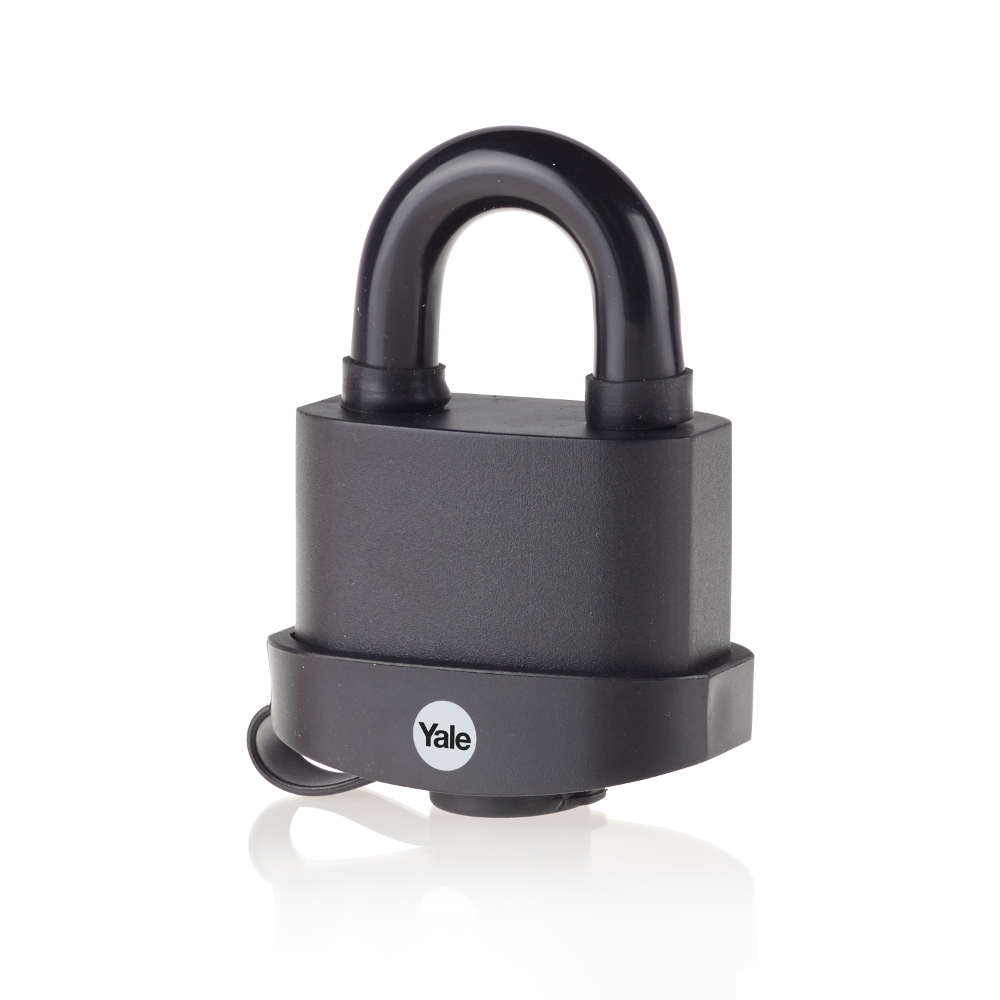 Lacat din otel Yale High Protection, 71mm, invelis protector, 3 chei