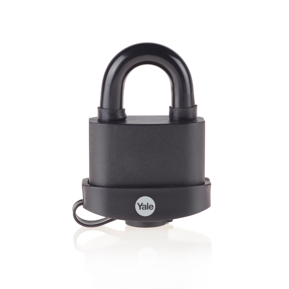 Lacat din otel Yale High Protection, 61mm, invelis protector, 3 chei