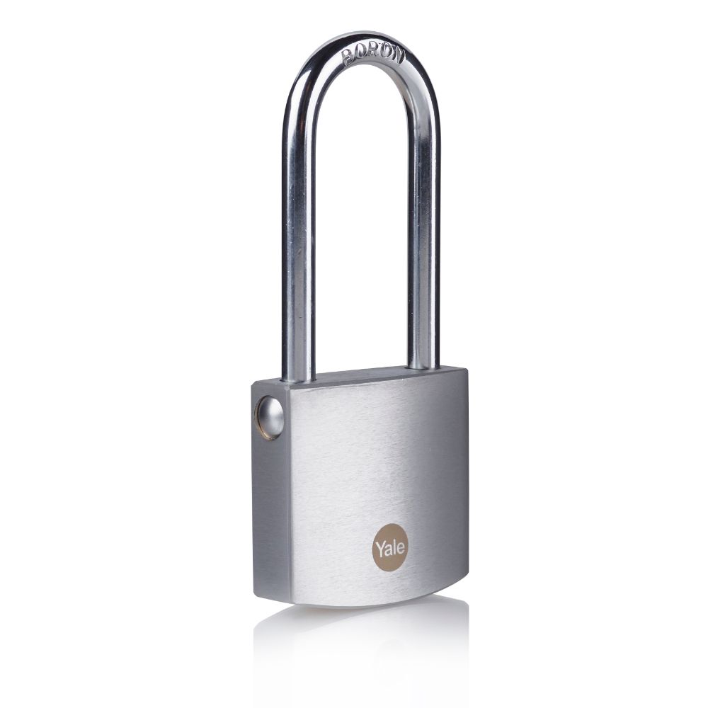 Lacat din alama Yale High Protection, 50mm, veriga inalta, 3 chei