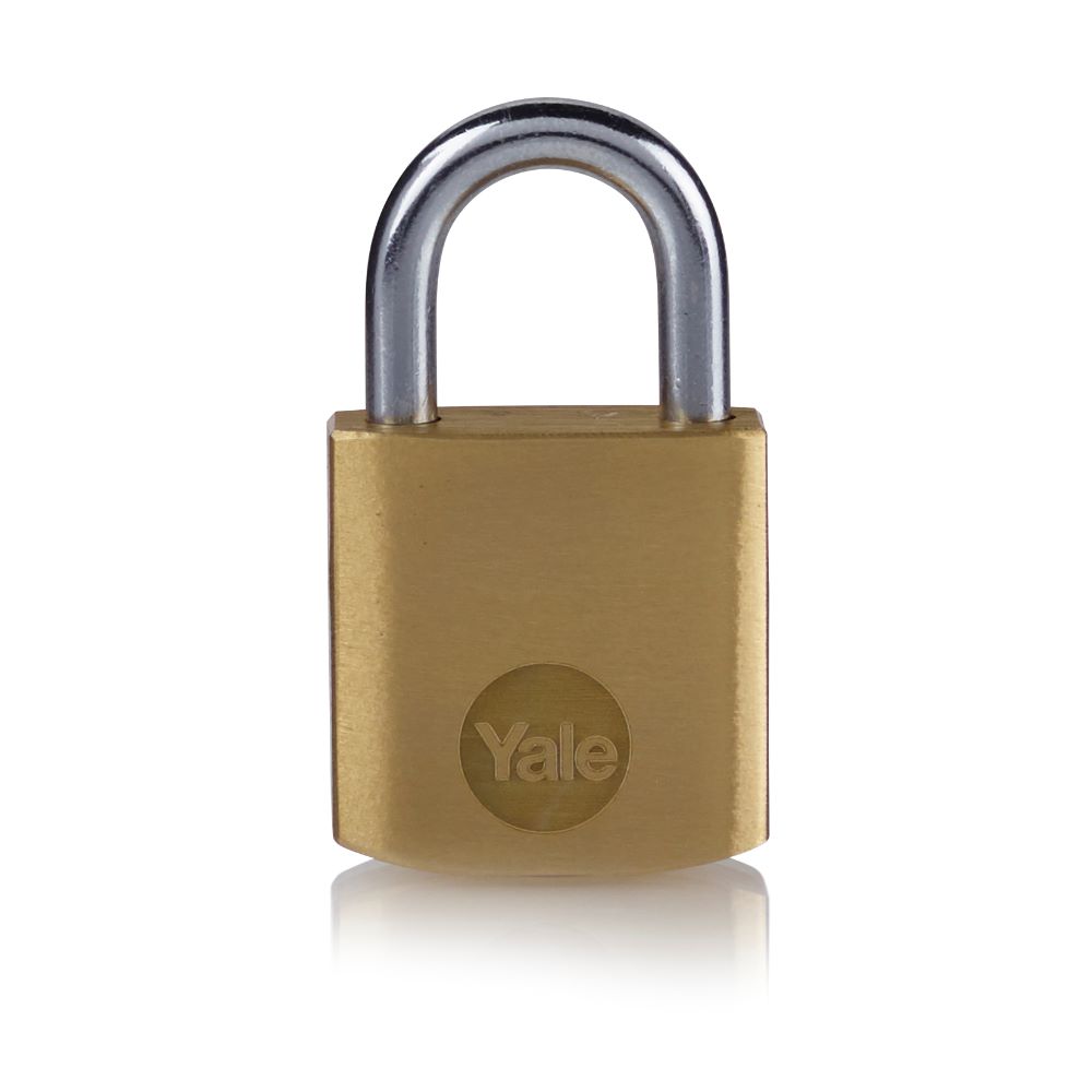 Lacat din alama Yale Standard Protection, 25mm, 3 chei