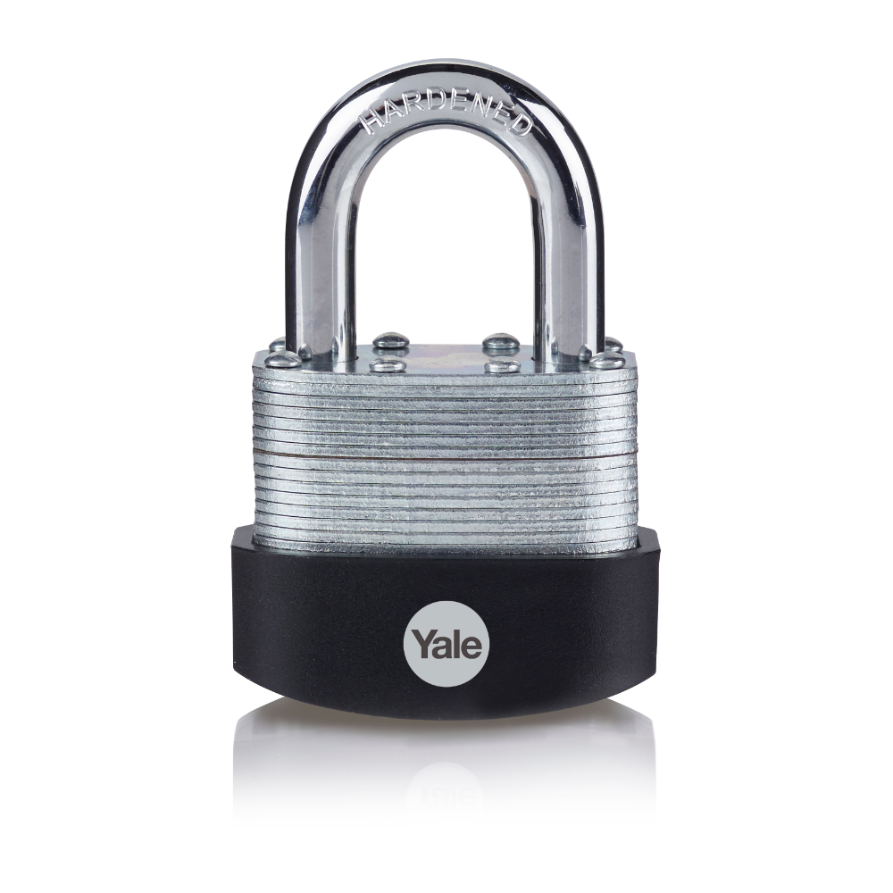 Lacat din otel Yale High Protection, 50mm, 3 chei