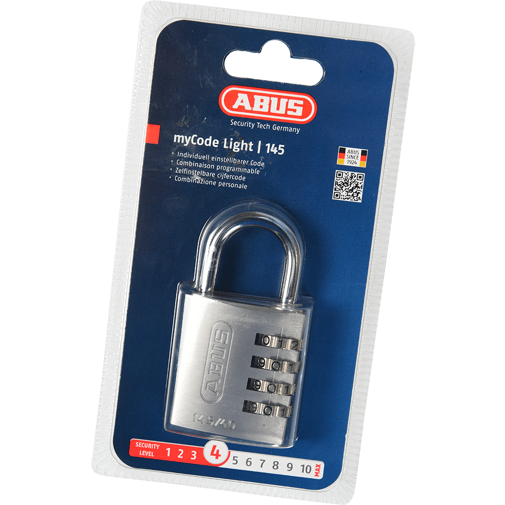 Lacat din alama, Abus 724, l 40mm, cu cifru