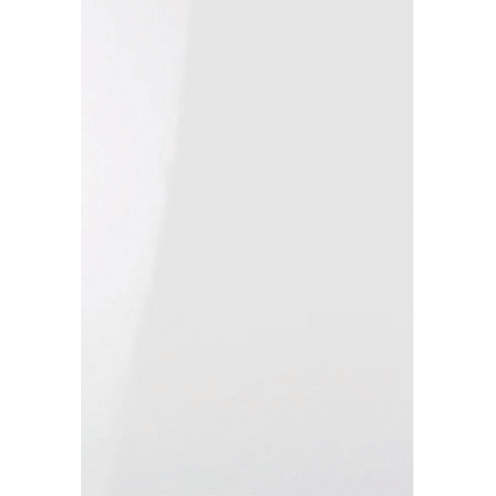 Faianta baie Kai White Gloss, alb, lucios, uni, 30 x 20 cm
