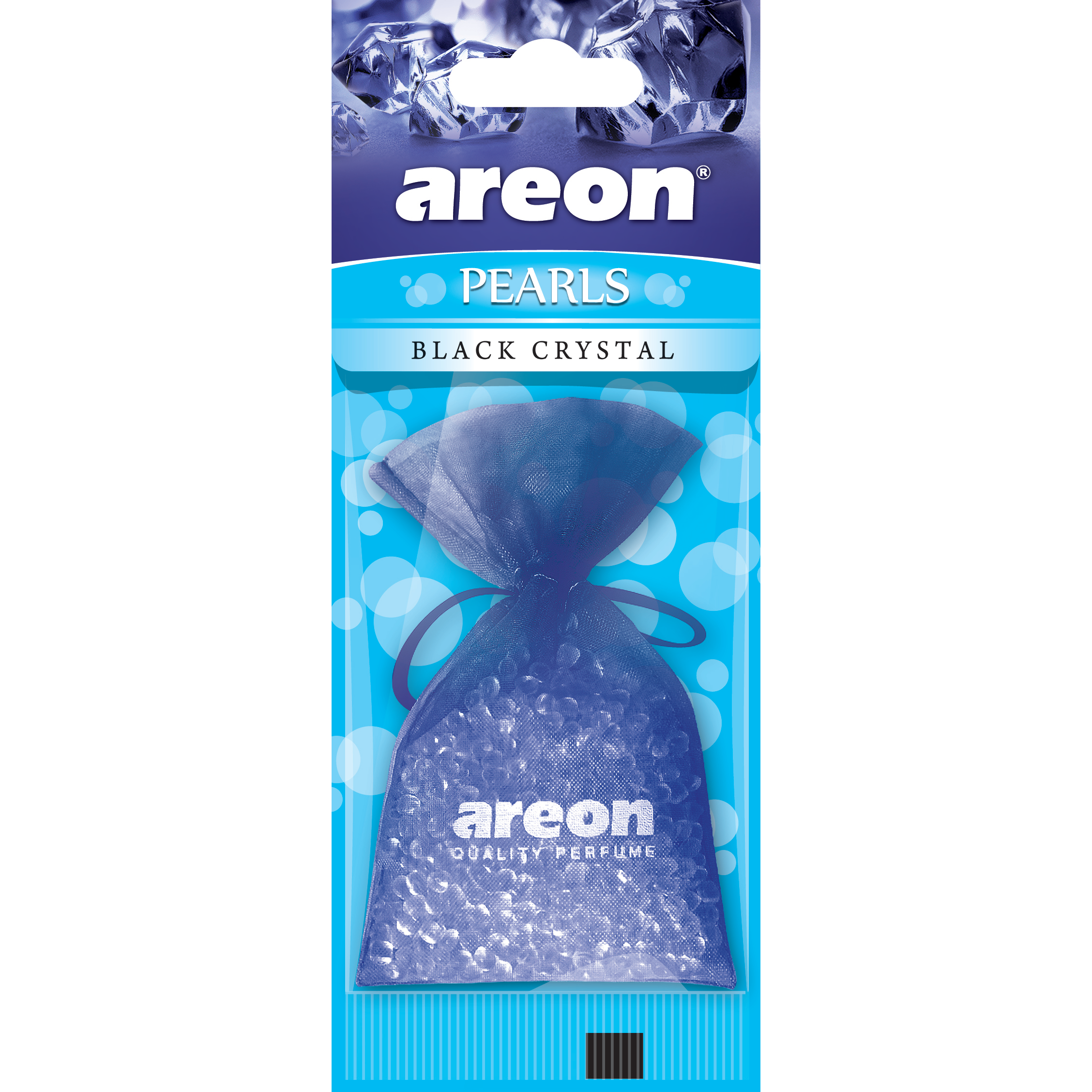 Odorizant auto Areon Pearls, Black Crystal, 25 g