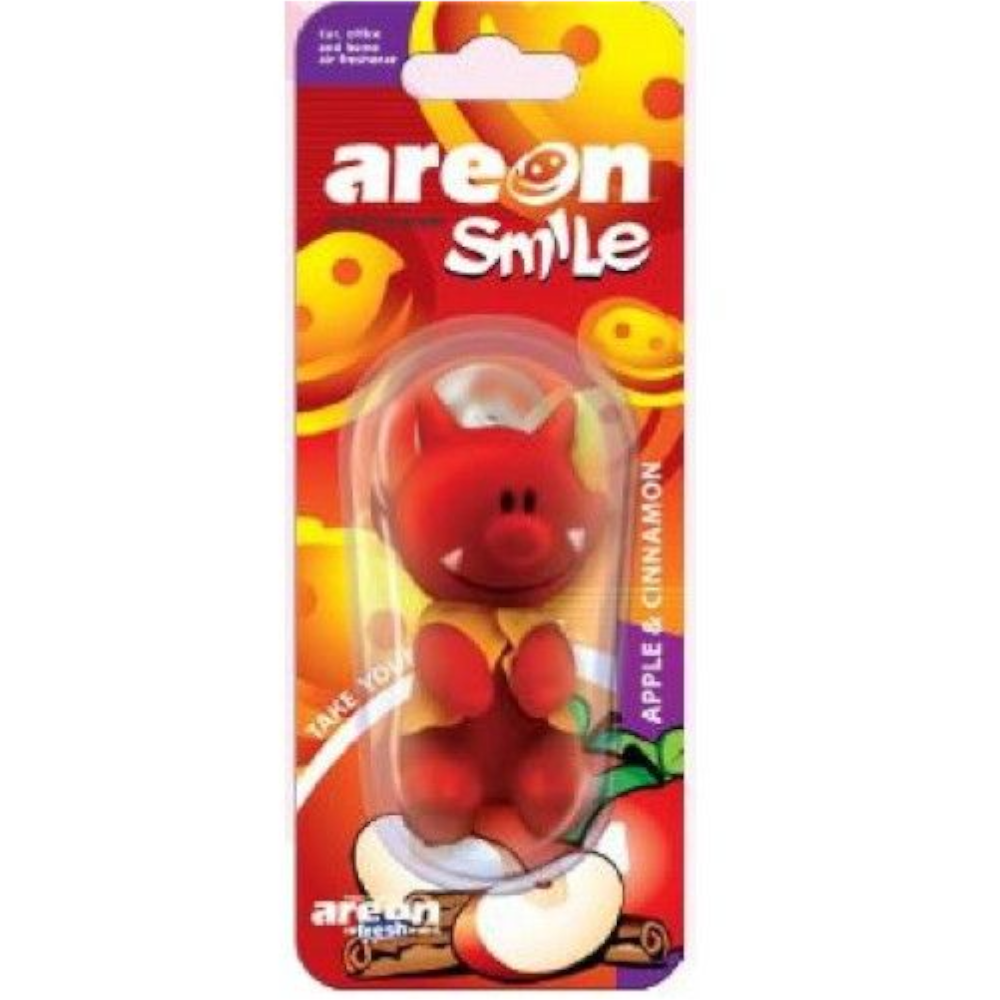 Odorizant auto Areon Smile, Apple & Cinnamon
