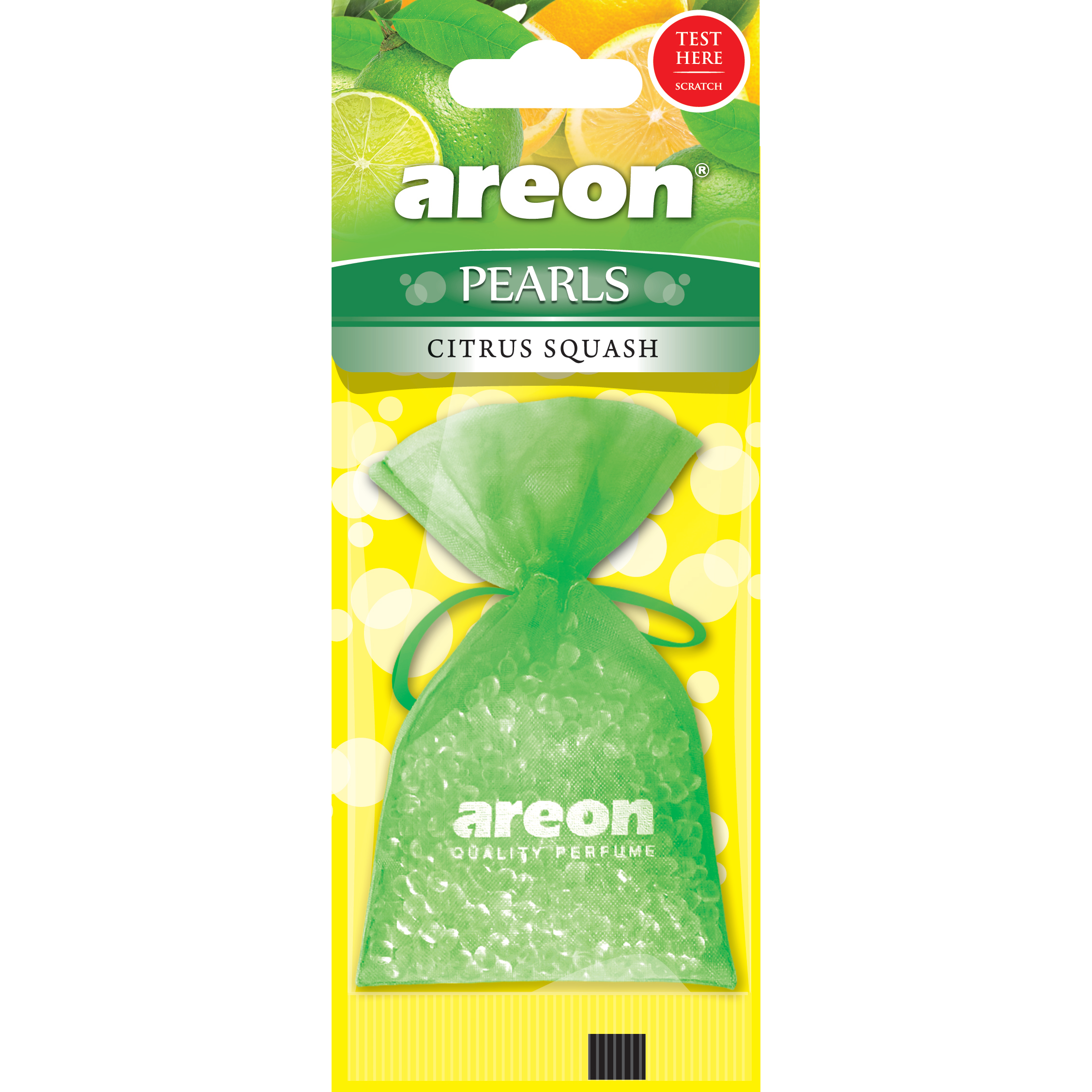 Odorizant auto Areon Pearls, Citrus Squash, 25 g