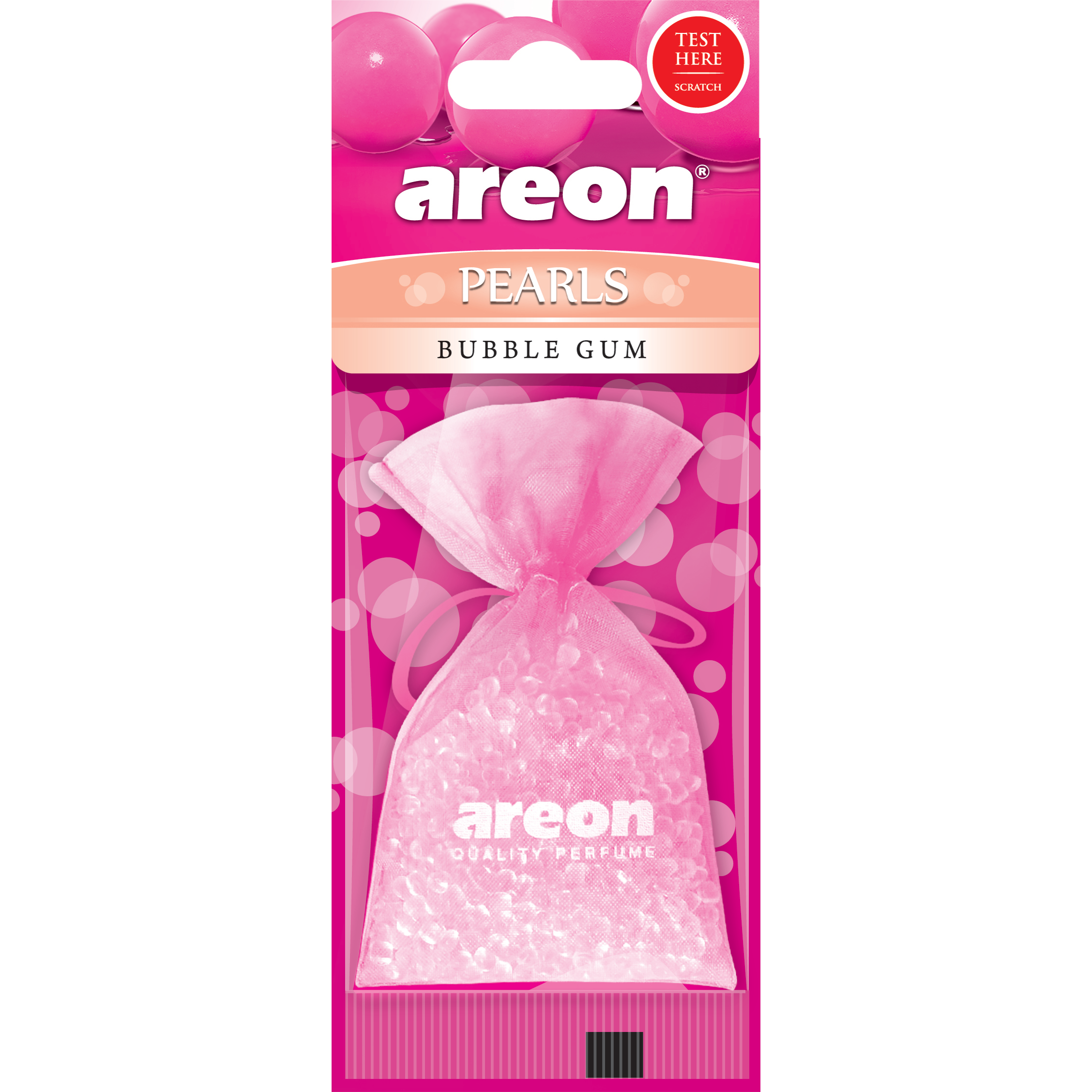Odorizant auto Areon Pearls, Bubble Gum, 25 g