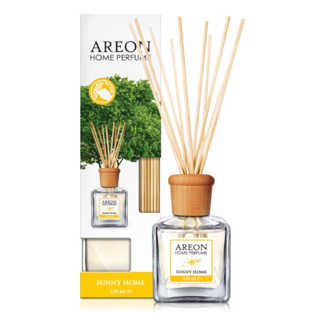 Odorizant cu betisoare Areon Home Perfume, Sunny Home, 150 ml