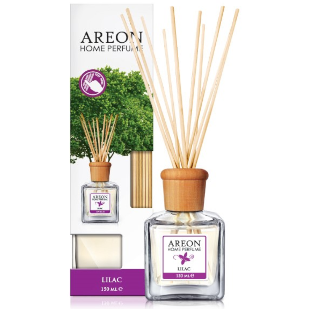 Odorizant cu betisoare Areon Home Perfume, Lilac, 150 ml