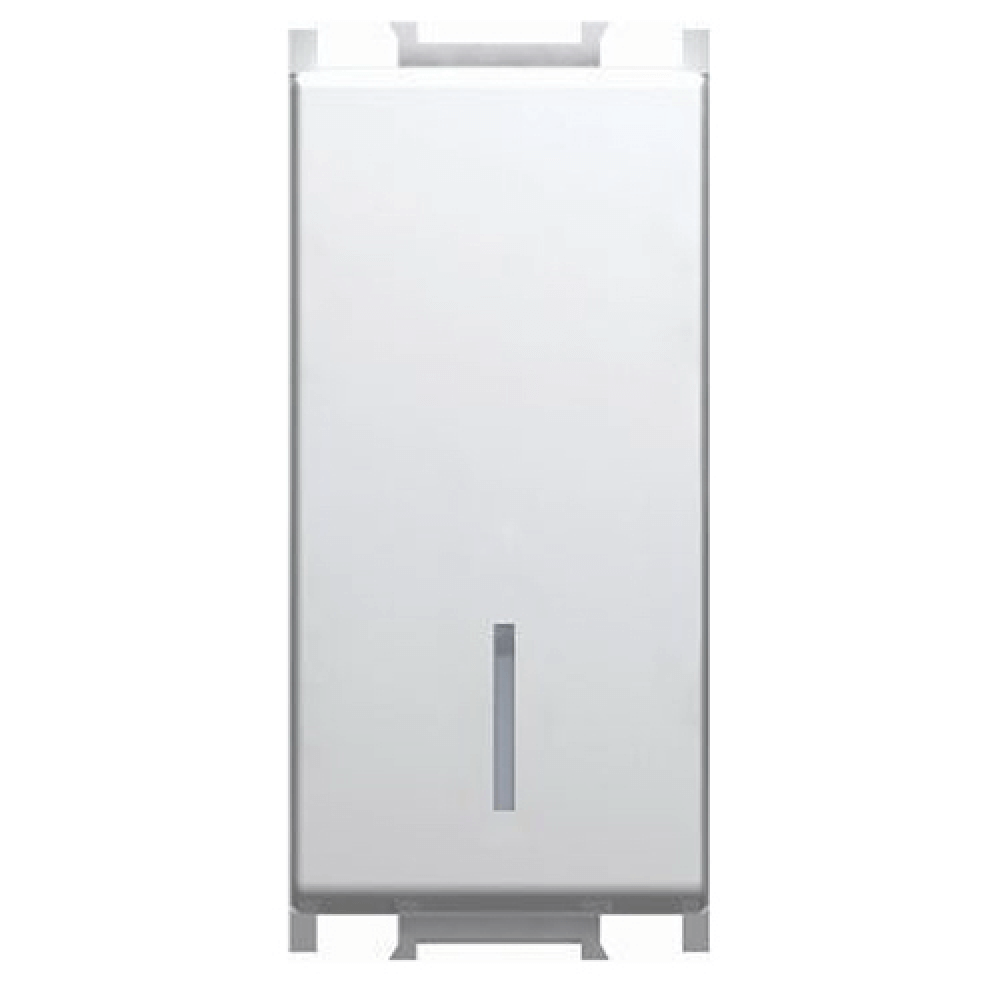 Intrerupator simplu TEM, 1 modul, alb, IP20