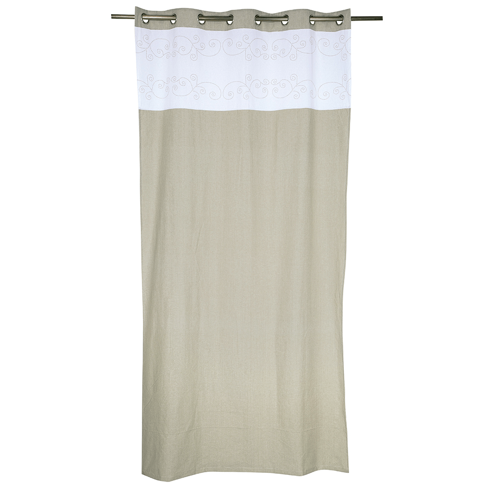 Draperie Dream, 100% bumbac, bej/ecru, 135 x 260 cm