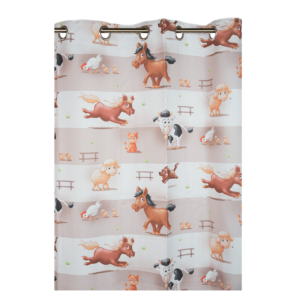 Draperie Rovitex Dimout Print, cu desene, multicolor, poliester, 140 x 245 cm