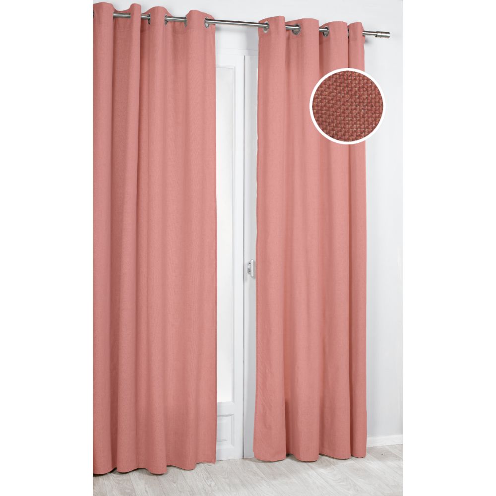 Draperie Precieux 57187, 100% poliester, terra 172, 140 x 260 cm