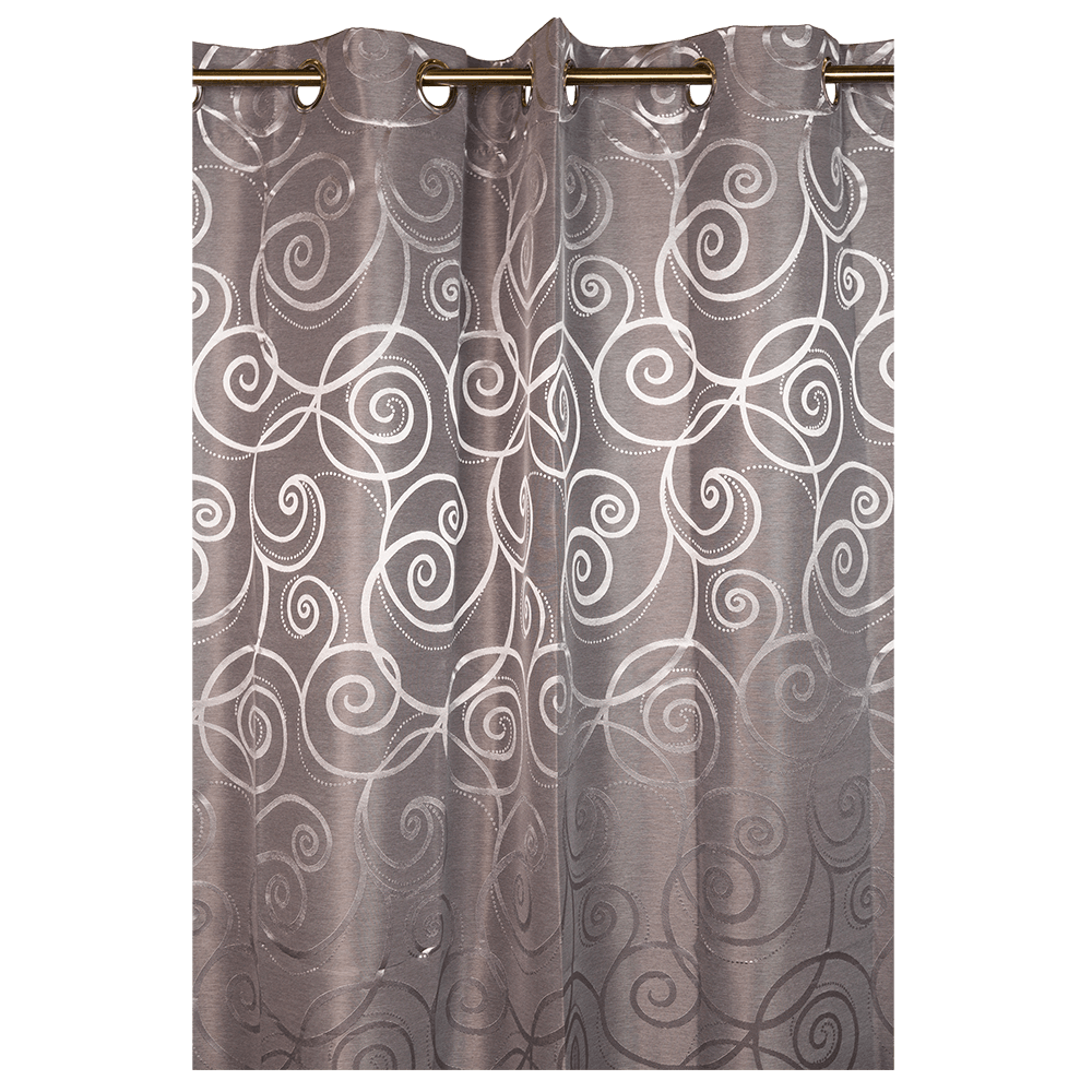 Draperie Yvonne, gri, textil, 135 x 245 cm