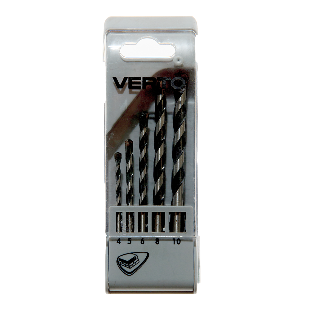 Set 5 Burghie Verto 60H300, pentru beton, 4-10 mm