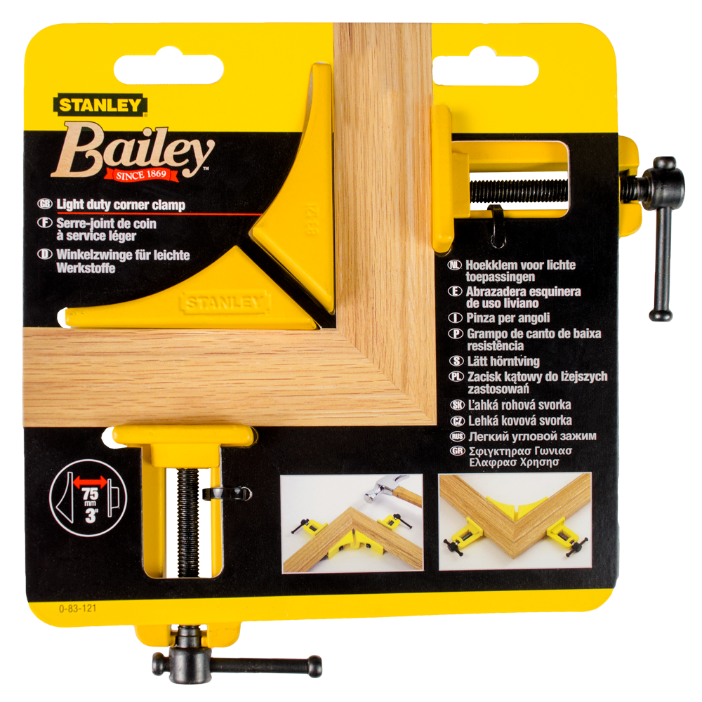 Menghina usoara Bailey pentru colturi Stanley, 75 mm