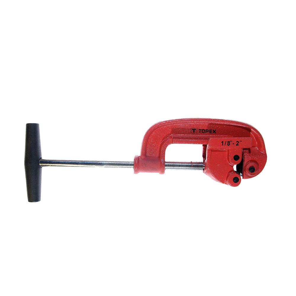Cutter tevi din otel, Topex 34D038, metal, rosu, 3 - 50 mm