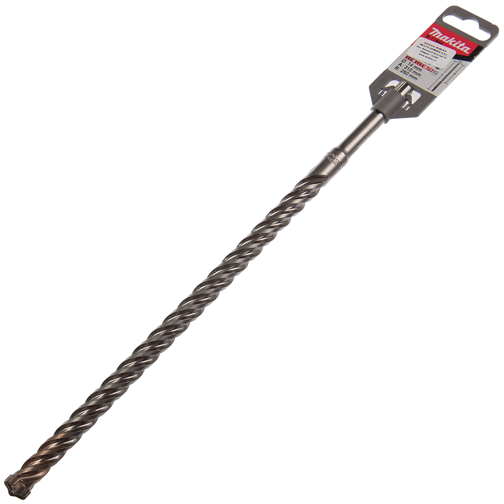 Burghiu 4 taisuri Makita Nemesis, SDS-Plus, pentru beton, 310 x 14 mm