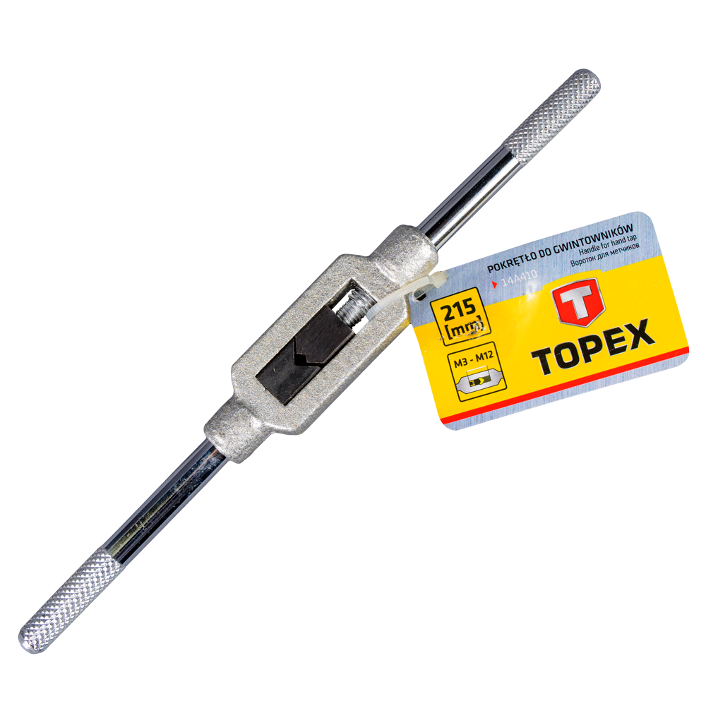 Port tarod Topex 14a410, filet M3 - M12, 215 mm