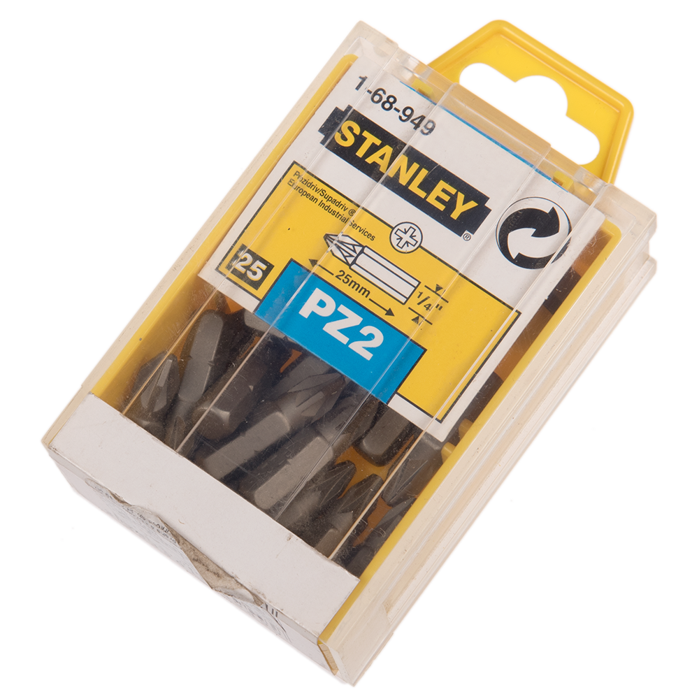 Varf de surubelnita Stanley, Pz2x25 mm, 25 buc