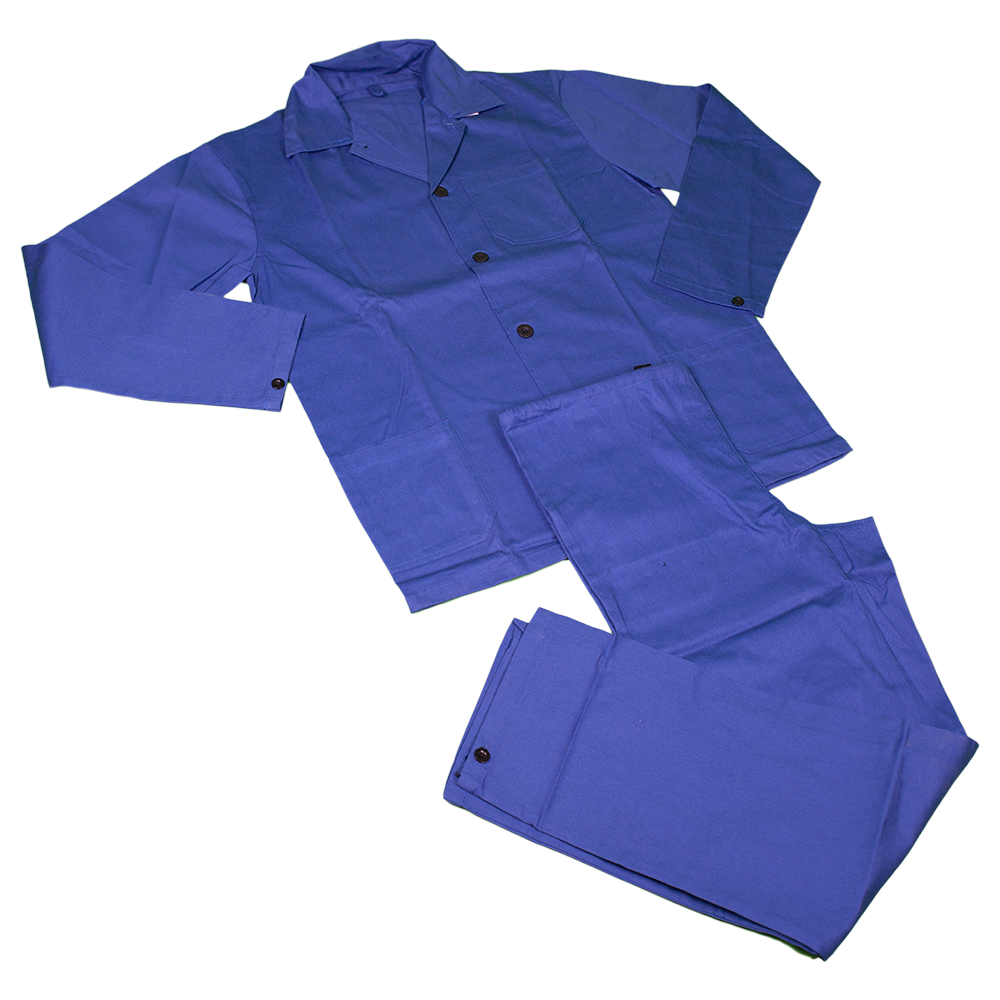 Costum salopeta de lucru standard Beni 9080, bumbac sanforizat, bleumarin, marimea XL