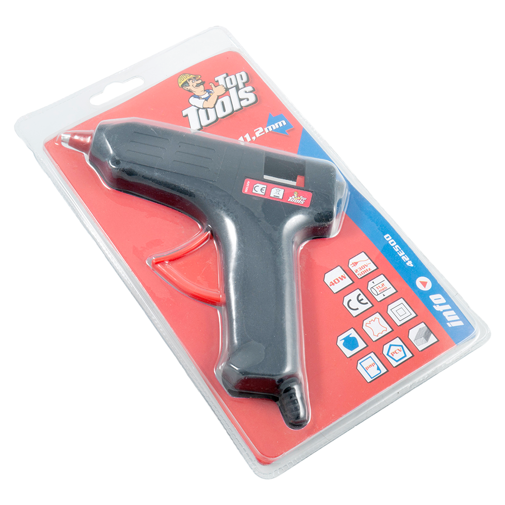 Pistol de lipit cu batoane PVC/PE Top Tools 42E500, 40W, 230V