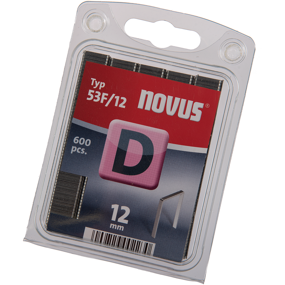 Capse Novus D53F, pentru capsatoare manuale si electrice, zinc, 11,3 x 12 mm, 600 buc