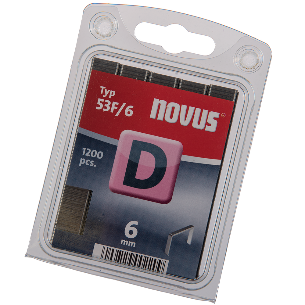 Capse Novus D53F, pentru capsatoare manuale si electrice, zinc, 11,3 x 6 mm, 1200 buc