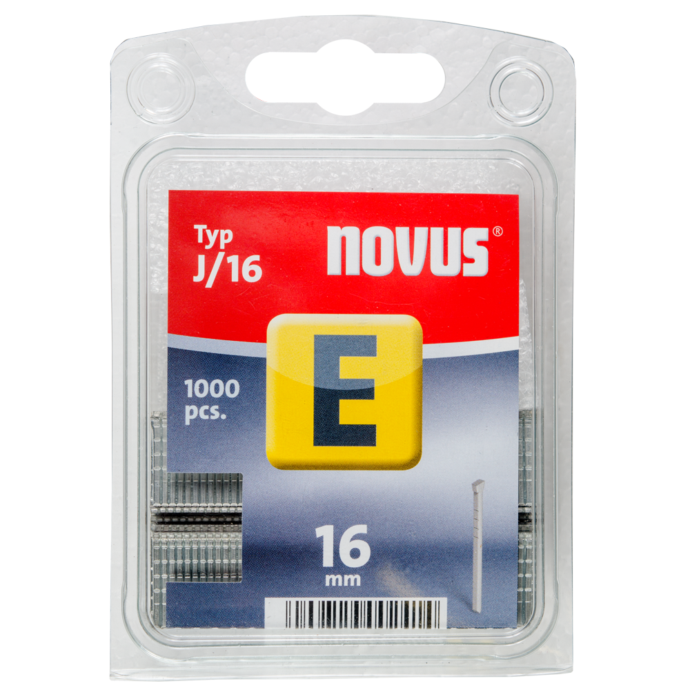 Cuie zincate Novus 16 mm pentru capsator pneumatic, 1000 bucati