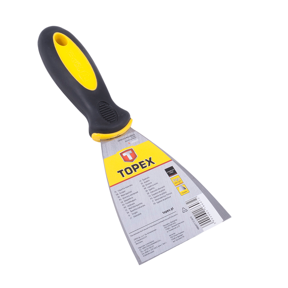 Spaclu din inox Topex 18B607, 75 mm