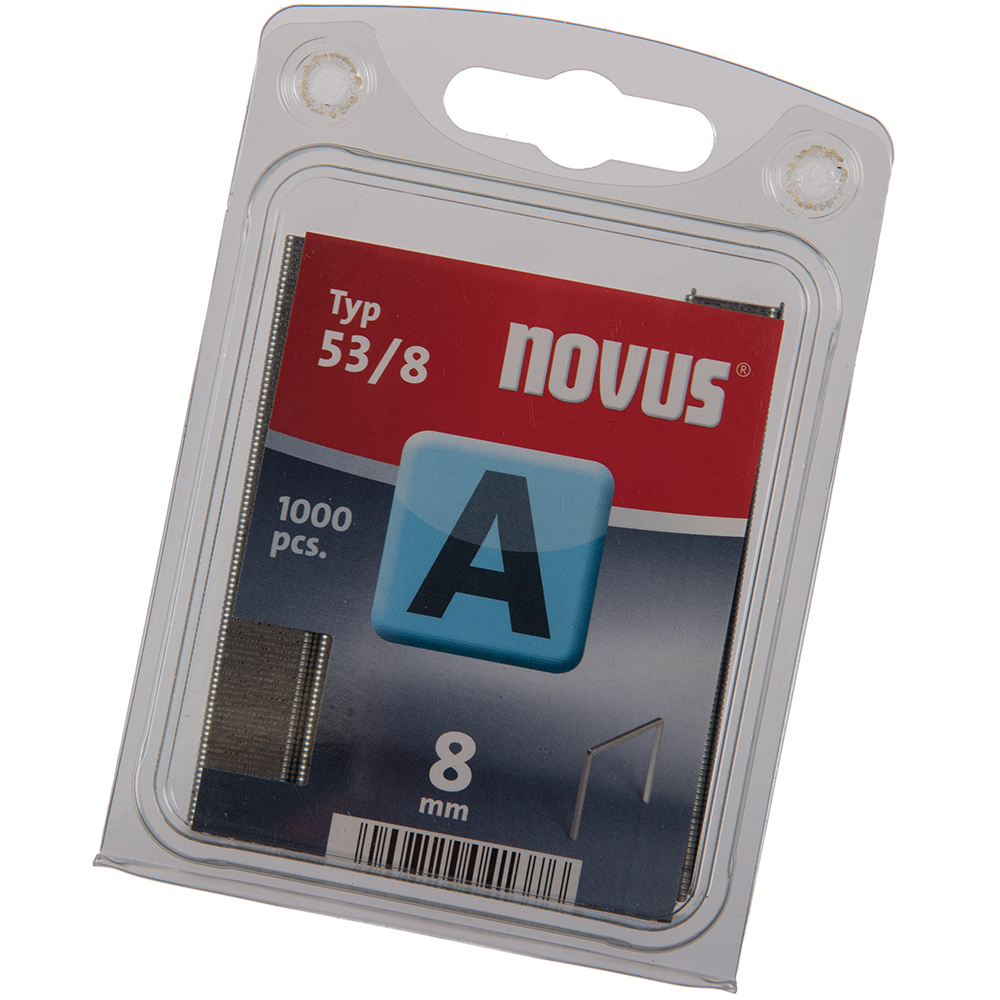 Capse Novus, pentru capsatoare manuale si electrice, zinc, 11,3 x 8 mm, 1000 buc