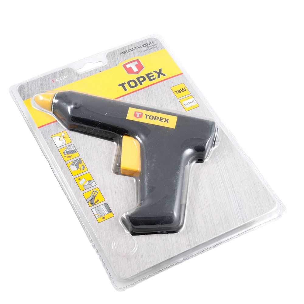 Pistol de lipit cu baghete PVC/PE Topex 42E501, 78W, 230V
